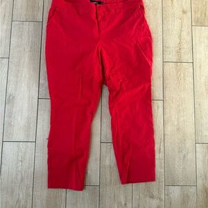 Torrid Size 18 Red Polyester Pants